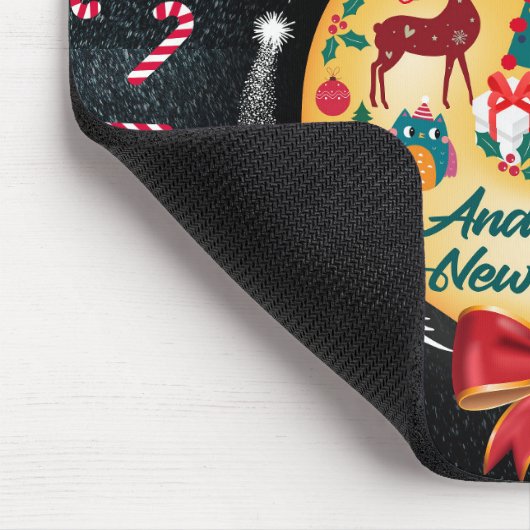 Weihnachtskanäle Mousepad (Ecke)