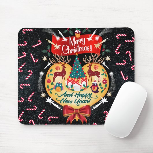 Weihnachtskanäle Mousepad (Mit Mouse)