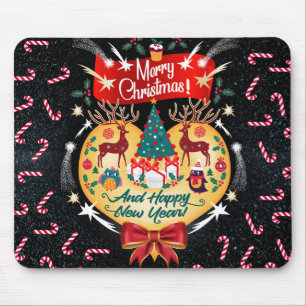 Weihnachtskanäle Mousepad