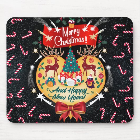 Weihnachtskanäle Mousepad (Vorne)
