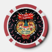 Weihnachtskanäle Pokerchips (Rückseite)