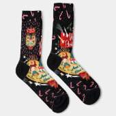 Weihnachtskanäle Socken (Rechts)