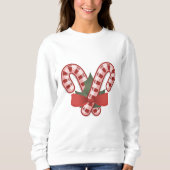 Weihnachtskanäle Sweatshirt (Vorderseite)