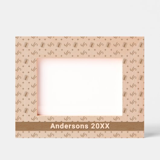 Weihnachtskanäle und Geschenkideen Name 7x5 Geätzte Rahmen (Vorderseite)