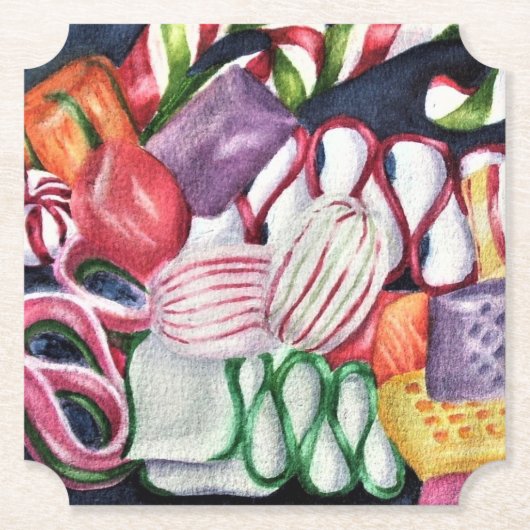 Weihnachtskanäle Untersetzer (Vorderseite)