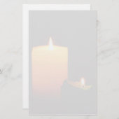 Weihnachtskandellerie Briefpapier (Vorne/Hinten)