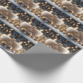Weihnachtskandeln - Wrapping Paper Geschenkpapier (Ecke)