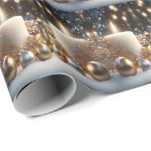 Weihnachtskandeln - Wrapping Paper Geschenkpapier (Rolleneckpunkt)