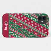 Weihnachtskandies Case-Mate iPhone Hülle (Rückseite (Horizontal))