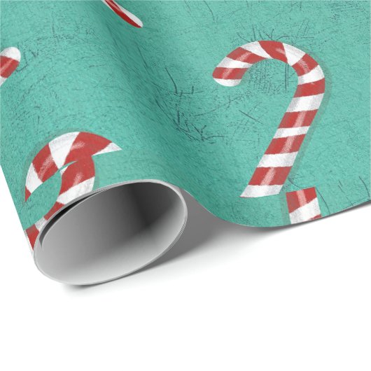 Weihnachtskandinchen Geschenkpapier (Rolleneckpunkt)