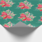 Weihnachtskandinchen Geschenkpapier (Ecke)