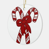 Weihnachtskandinchen Keramik Ornament (Links)
