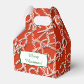 Weihnachtskandinchen Muster Geschenkschachtel (Vorderseite)