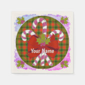 Weihnachtskandinchen Serviette (Vorderseite)