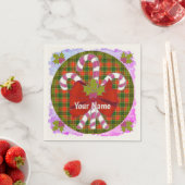 Weihnachtskandinchen Serviette (Beispiel)