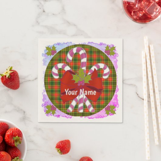 Weihnachtskandinchen Serviette (Beispiel)