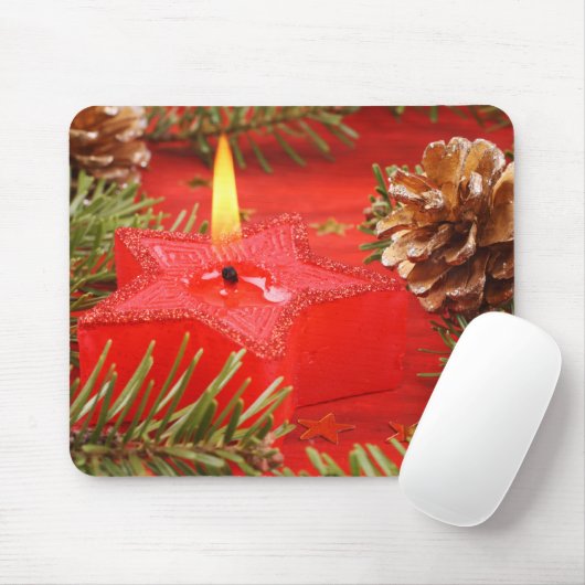 Weihnachtskandle Mousepad (Mit Mouse)