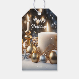 Weihnachtskandles - ein Geschenk Tag Geschenkanhänger