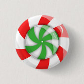 Weihnachtskandy Button (Vorderseite)