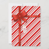 Weihnachtskandy Cane auf Martini Feiertagskarte (Rückseite)