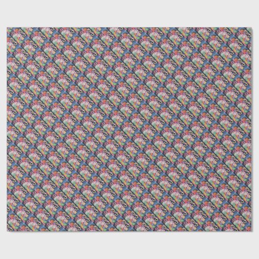 Weihnachtskandy Geschenkpapier (Flach)