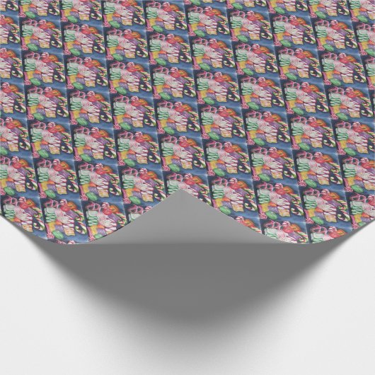 Weihnachtskandy Geschenkpapier (Ecke)