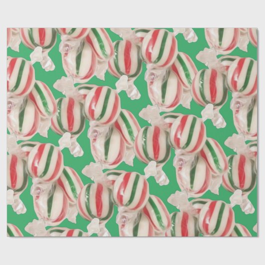 Weihnachtskandy Geschenkpapier (Flach)