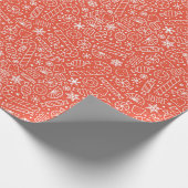 Weihnachtskandy Geschenkpapier (Ecke)