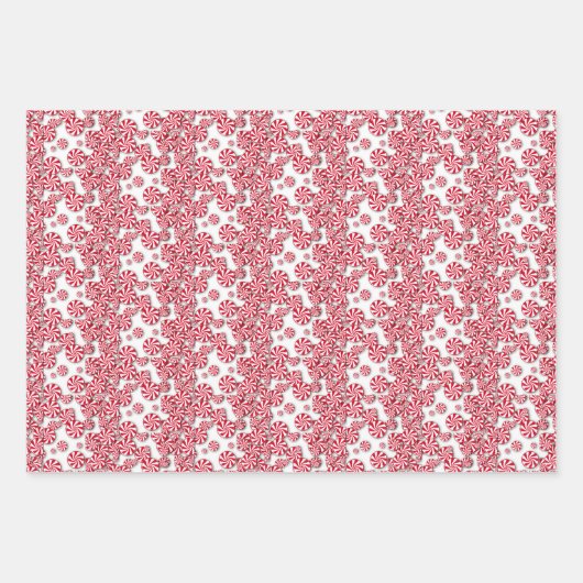Weihnachtskandy Geschenkpapier Set (Vorderseite 3)