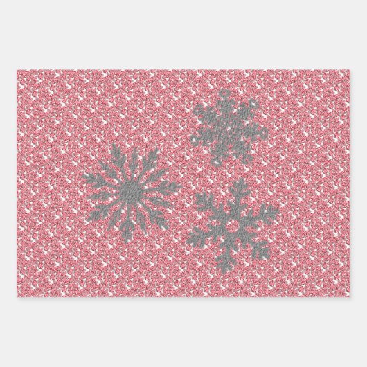 Weihnachtskandy Geschenkpapier Set (Vorderseite)