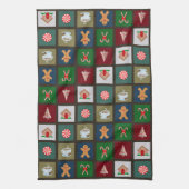 Weihnachtskandy Geschirrtuch (Vertikal)