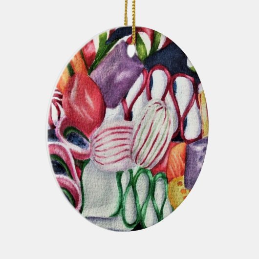 Weihnachtskandy Keramik Ornament (Rechts)