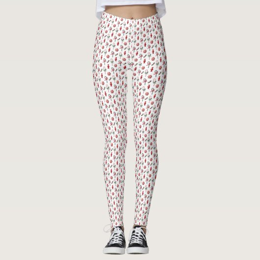 Weihnachtskandy Leggings (Vorderseite)