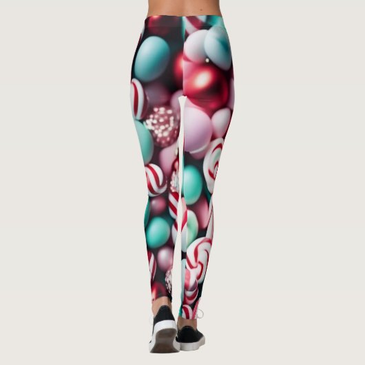 Weihnachtskandy Leggings (Rückseite)