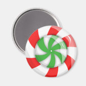 Weihnachtskandy Magnet (Vorderseite/Rückseite)