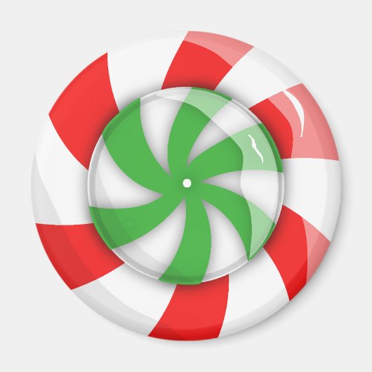 Weihnachtskandy Magnet (Vorne)