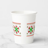 Weihnachtskandy Pappbecher (Links)