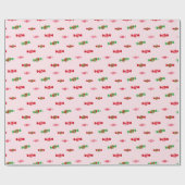 Weihnachtskandy Pattern Geschenkpapier (Flach)