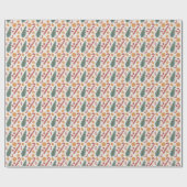 Weihnachtskandy Pattern Geschenkpapier (Flach)