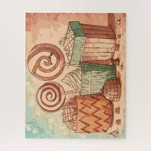 Weihnachtskandy Puzzle (Vertikal)