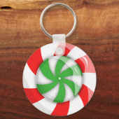 Weihnachtskandy Schlüsselanhänger (Vorderseite)