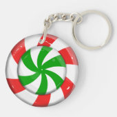 Weihnachtskandy Schlüsselanhänger (Rückseite)