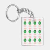 Weihnachtskandy-Schlüsselanhänger Schlüsselanhänger (Vorderseite links)