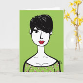 Weihnachtskandy-Süsse Karte (Gelbe Blume)