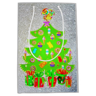 Weihnachtskandy Tree Mittlere Geschenktüte