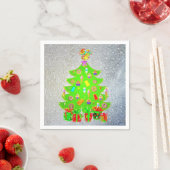 Weihnachtskandy Tree Serviette (Beispiel)
