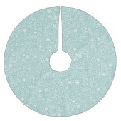 Weihnachtskandy Tree Skirt Polyester Weihnachtsbaumdecke (Vorderseite)