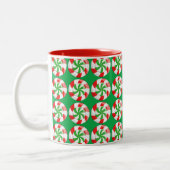 Weihnachtskandy Zweifarbige Tasse (Links)