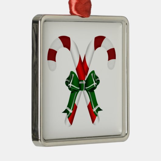 Weihnachtskandystick mit Bohne Ornament Aus Metall (Rechts)