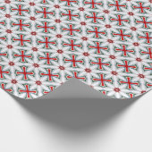 Weihnachtskanen Geschenkpapier (Ecke)